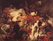 Eugene Delacroix Sardanapalus-dod Spain oil painting artist